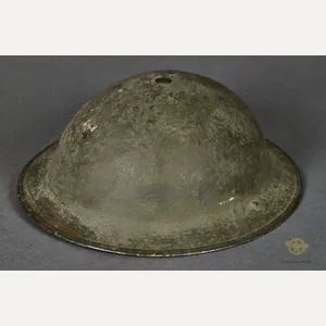 WWII Camouflage Brodie Helmet