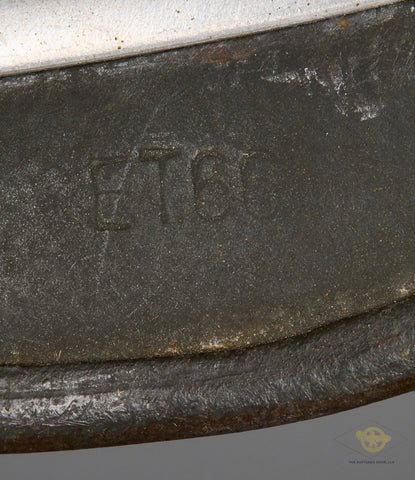 WWII German Luftwaffe Model 1938 Camouflage Helmet — image 11