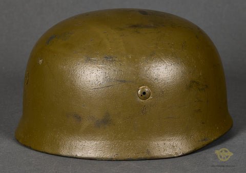 WWII German Luftwaffe Model 1938 Camouflage Helmet — image 6