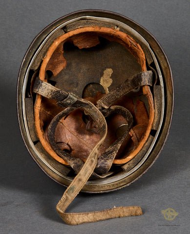 Fantastic Woodchip Camouflage Model 1938 Paratrooper Helmet — image 10