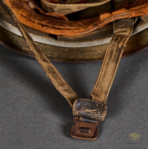 Fantastic Woodchip Camouflage Model 1938 Paratrooper Helmet — image 11