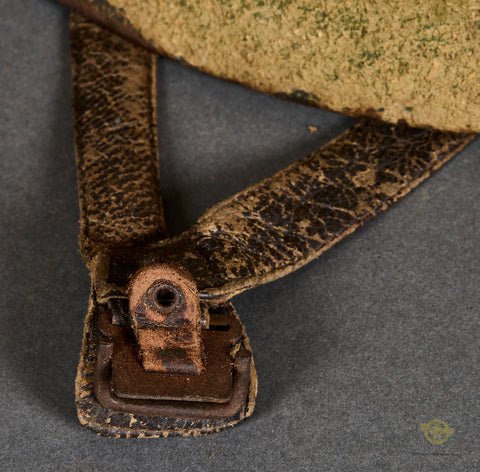 Fantastic Woodchip Camouflage Model 1938 Paratrooper Helmet — image 13