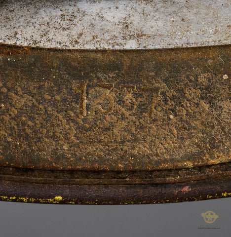 Fantastic Woodchip Camouflage Model 1938 Paratrooper Helmet — image 17