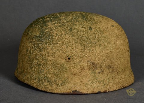 Fantastic Woodchip Camouflage Model 1938 Paratrooper Helmet — image 3