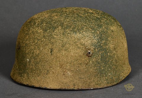Fantastic Woodchip Camouflage Model 1938 Paratrooper Helmet — image 7