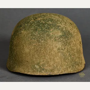 Fantastic Woodchip Camouflage Model 1938 Paratrooper Helmet
