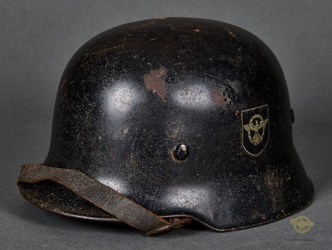 Third Reich Model 1934 Fire Police Helmet