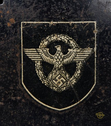 Third Reich Model 1934 Fire Police Helmet — image 4