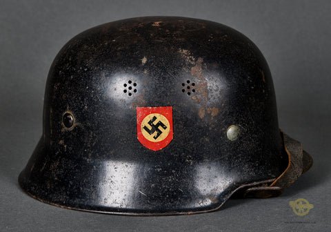 Third Reich Model 1934 Fire Police Helmet — image 6
