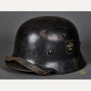 Third Reich Model 1934 Fire Police Helmet