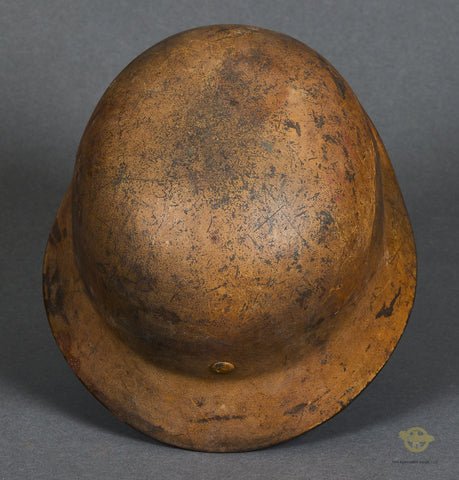 WWII German Army DAK Model 1940 Camouflage Helmet — image 7
