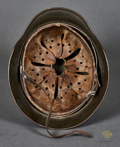 WWII German Police Model 1935 Double Decal Helmet — image 9