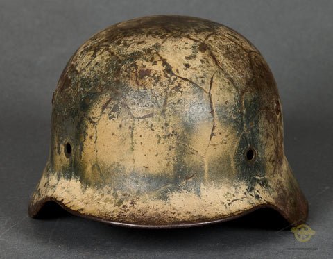 WWII German Model 1935 Camouflage Helmet — image 2