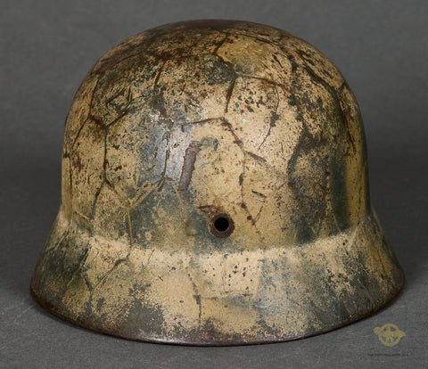 WWII German Model 1935 Camouflage Helmet — image 5