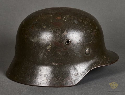 WWII German Army Model 1940 Single Decal Helmet- — image 6