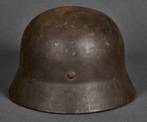 WWII German Army Model 1940 Single Decal Helmet — image 5