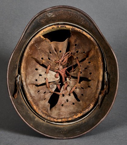 WWII German Army Model 1940 Single Decal Helmet — image 8