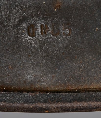 WWII German Army Model 1940 Single Decal Helmet — image 9