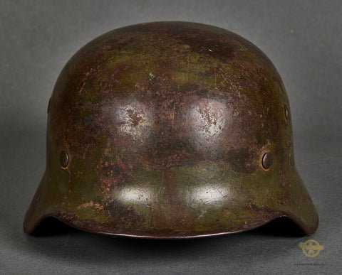 WWII German Moel 1940 Army Camouflage Helmet — image 2