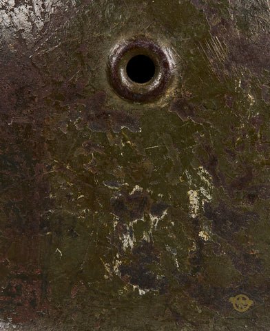 WWII German Moel 1940 Army Camouflage Helmet — image 4