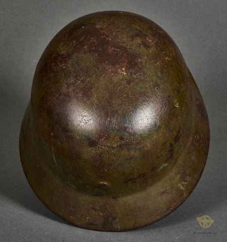 WWII German Moel 1940 Army Camouflage Helmet — image 7