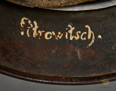 WWII German Moel 1940 Army Camouflage Helmet — image 9