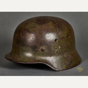 WWII German Moel 1940 Army Camouflage Helmet