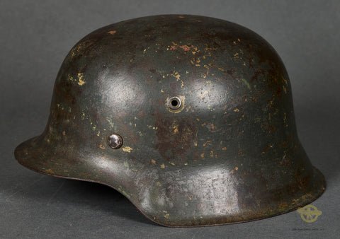 WWII German Model 1942 Army Ex-Camo Helmet — image 3