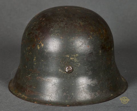 WWII German Model 1942 Army Ex-Camo Helmet — image 5