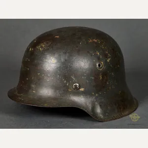 WWII German Model 1942 Army Ex-Camo Helmet