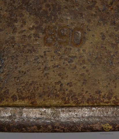 WWII German Luftwaffe Model 1940 Single Decal Camouflage Helmet — image 11