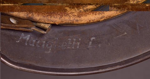 WWII German Luftwaffe Model 1940 Single Decal Helmet — image 10