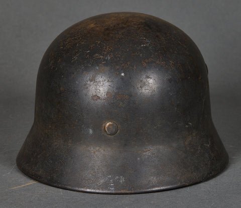 WWII German Luftwaffe Model 1940 Single Decal Helmet — image 5