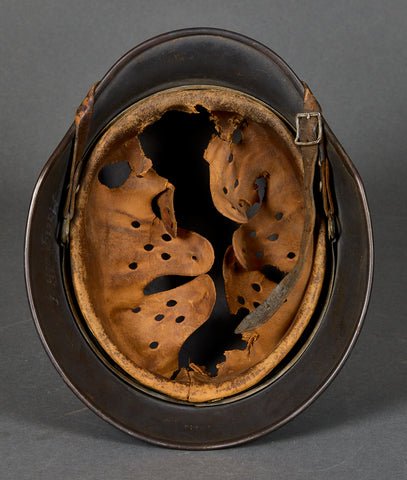 WWII German Luftwaffe Model 1940 Single Decal Helmet — image 8