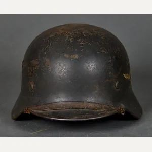 WWII German Luftwaffe Model 1940 Single Decal Helmet