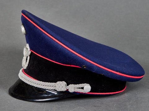 German WWII Fire Police Officer's Visor Cap — image 5