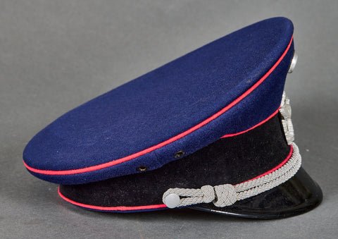 German WWII Fire Police Officer's Visor Cap — image 8