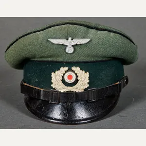 German WWII Army Pioneer NCO Visor Cap