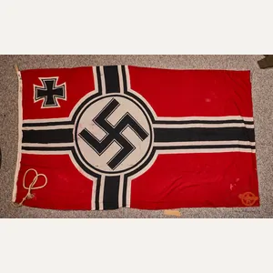 German WWII Kriegsmarine Battle Flag