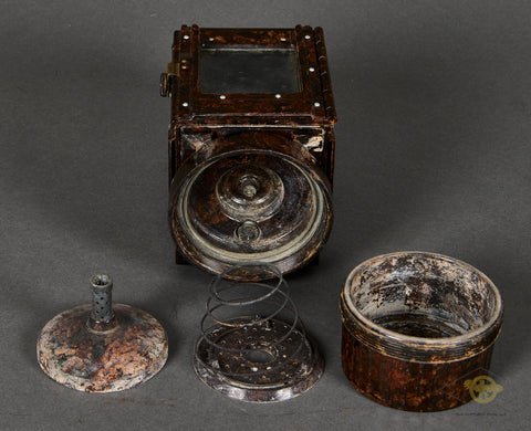 WWII German Carbide Railroad Reichsbahn Lantern — image 5