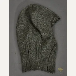 ﻿WWII German Winter Wool Hood for Overcoat