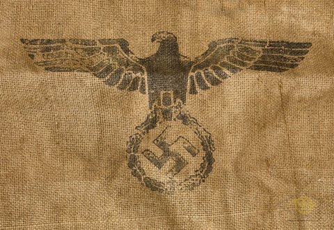 German WWII Heer Army Burlap Ration Grain Sack — image 2