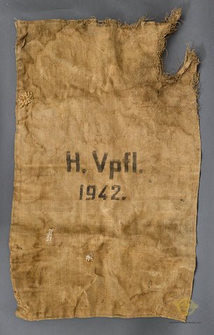 German WWII Heer Army Burlap Ration Grain Sack — image 4