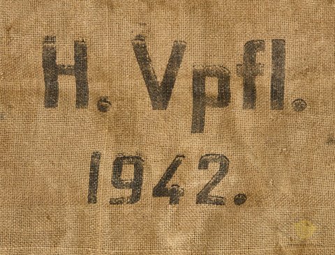 German WWII Heer Army Burlap Ration Grain Sack — image 5