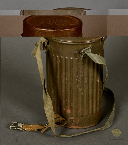 WWII German Luftschutz Civilian Gas Mask by Draeger — image 2
