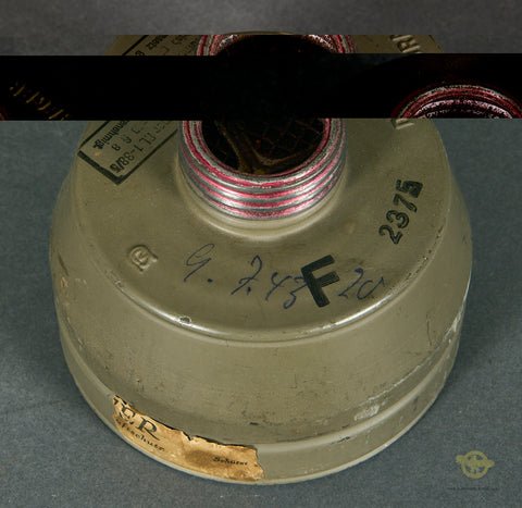 WWII German Luftschutz Civilian Gas Mask by Draeger — image 9