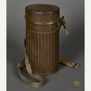 WWII German Luftschutz Civilian Gas Mask by Draeger