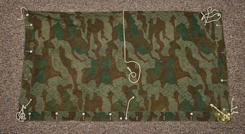 German WWII Zeltbahn Shelter Tent Hale — image 5