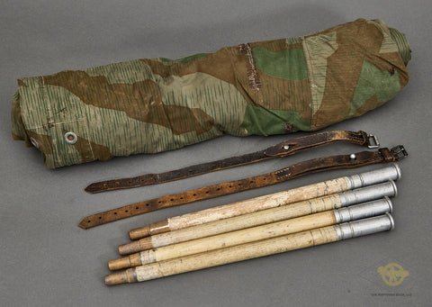 WWII German Zeltbahn w/Straps and Poles