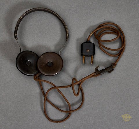 WWII German Head Set for Field Phone — image 2